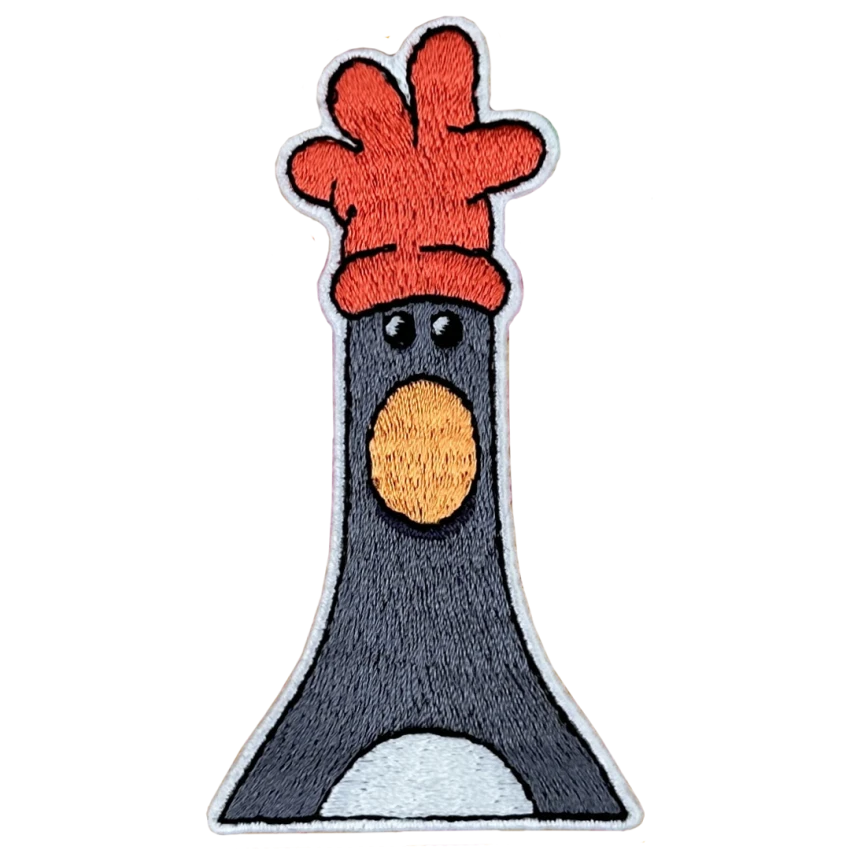 Wallace and Gromit - Feathers Head Sew On Patch