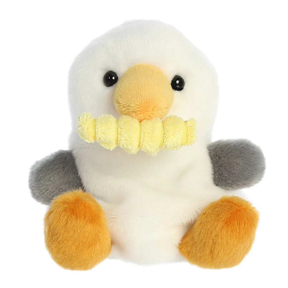 Palm Pals Buoy Seagull with Fry Soft Toy