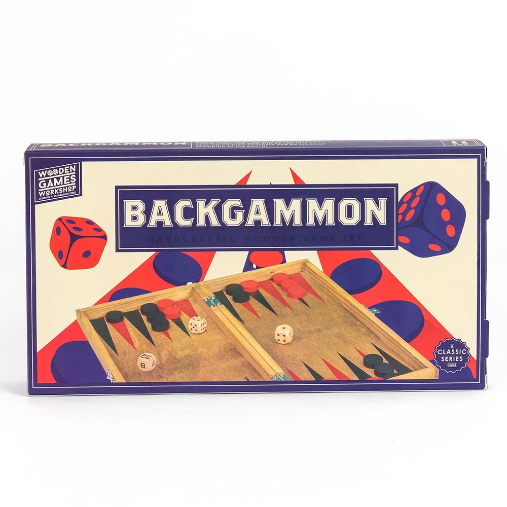 Wooden Backgammon Board Game