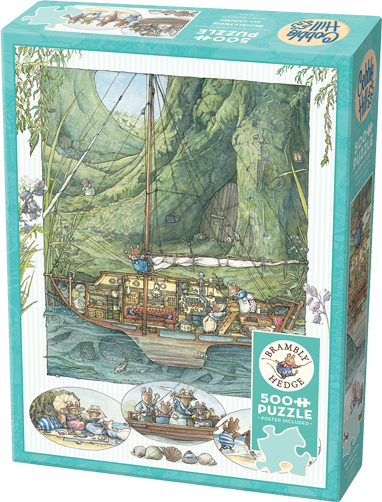 Brambly Hedge All Aboard! 500pc Cobble Hill Puzzle + Poster