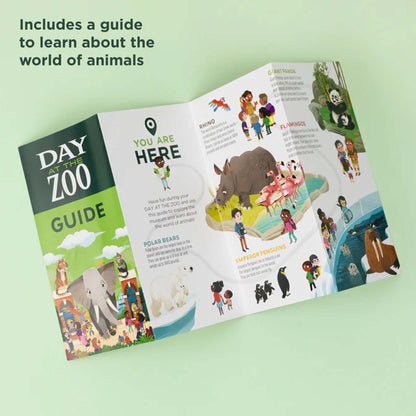 Crocodile Creek Day at the Zoo 60 Piece Floor FSC Puzzle