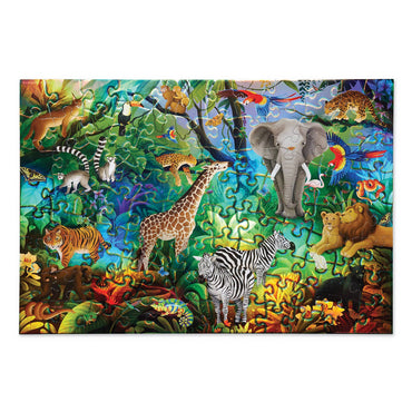Crocodile Creek 100-pc Puzzle Holographic - Jungle Paradise