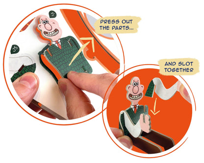 Build Your Own Wallace & Gromit Rocket - Eco-Friendly Kit