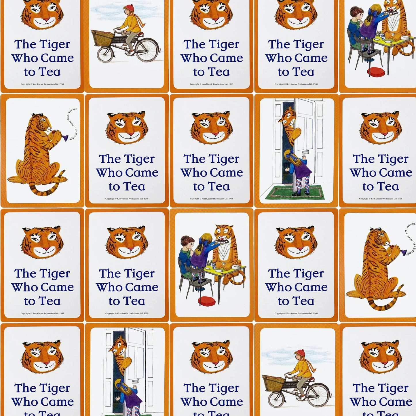 The Tiger who came to Tea Memory Card Game