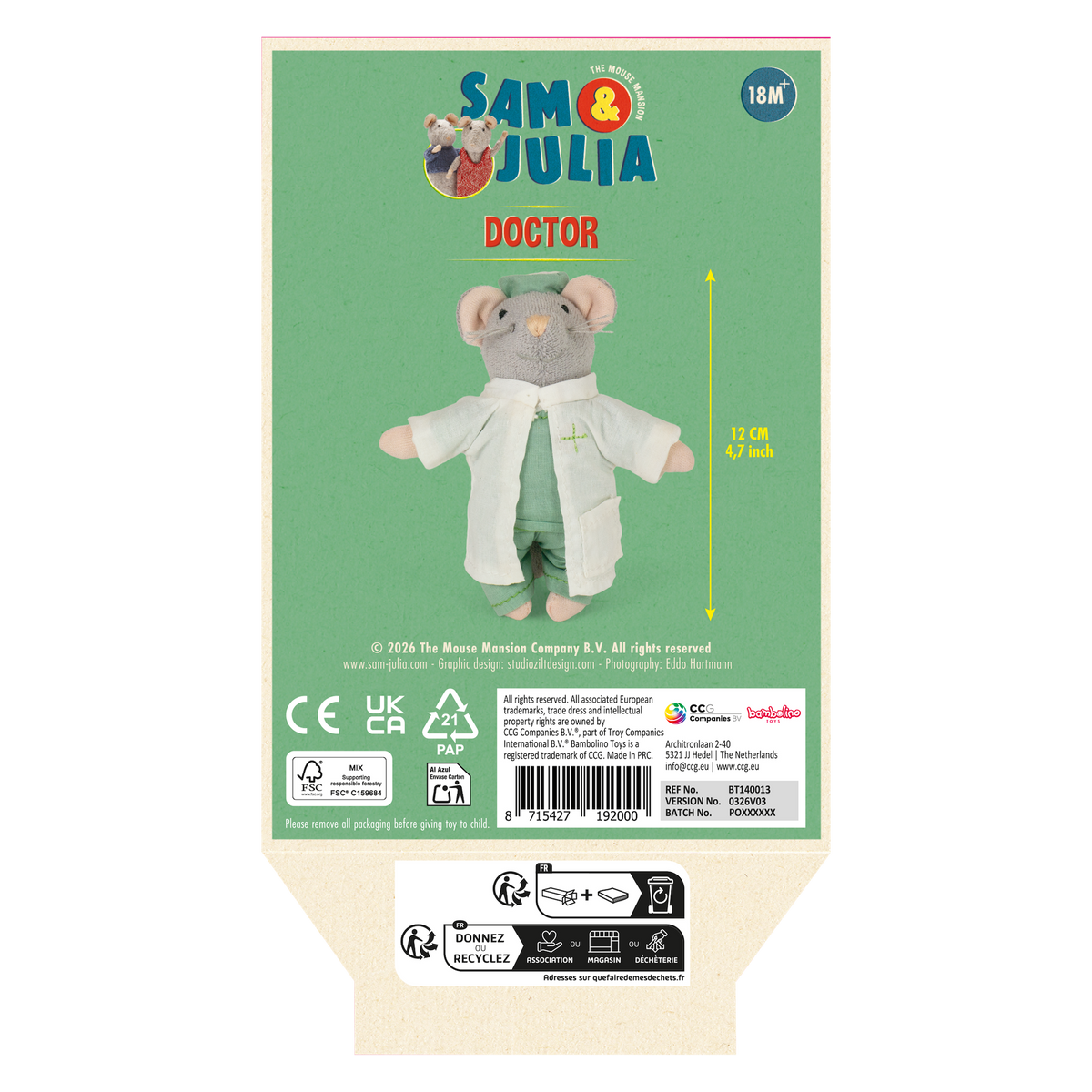 Little Mouse Doll - Doctor