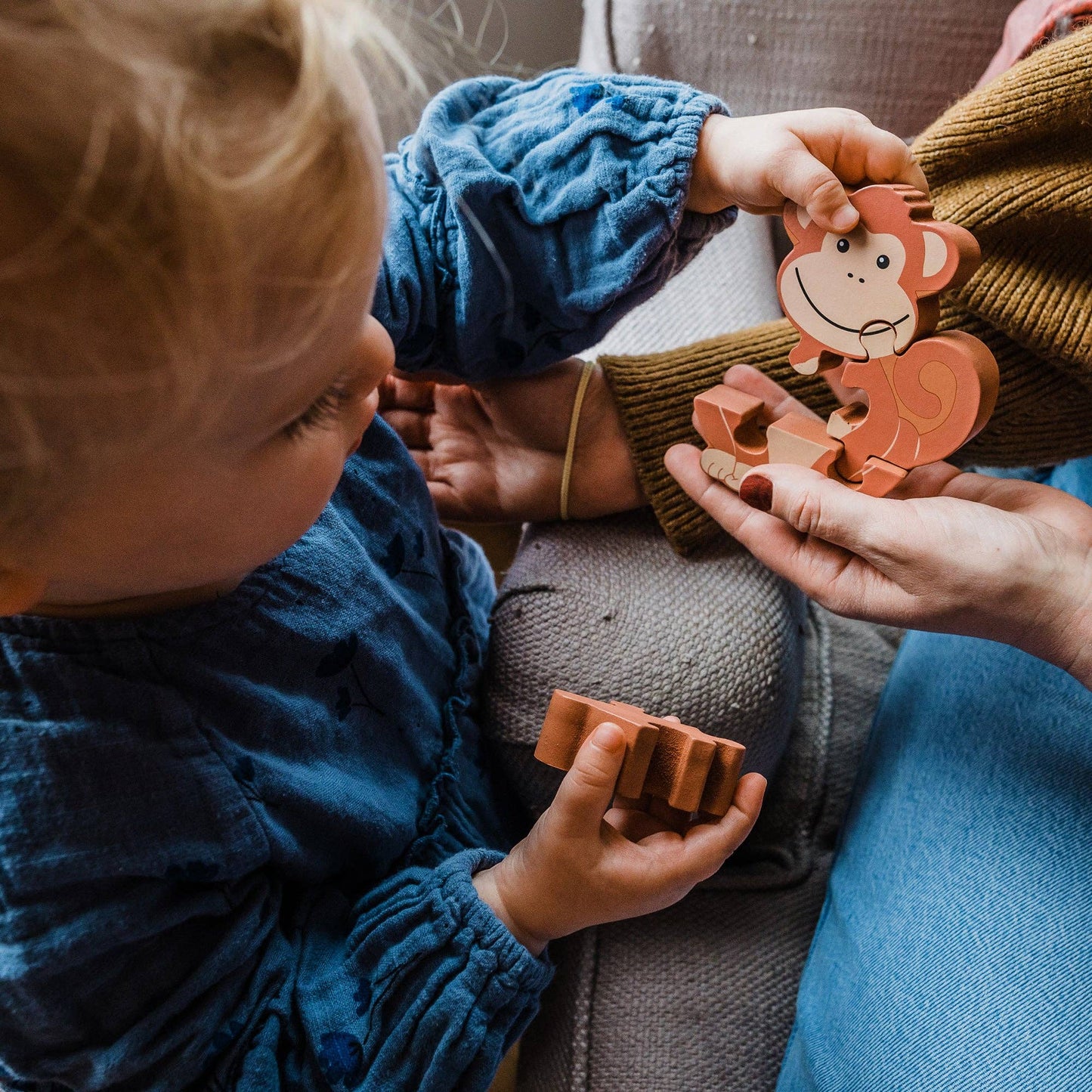 Monkey Wooden Puzzle