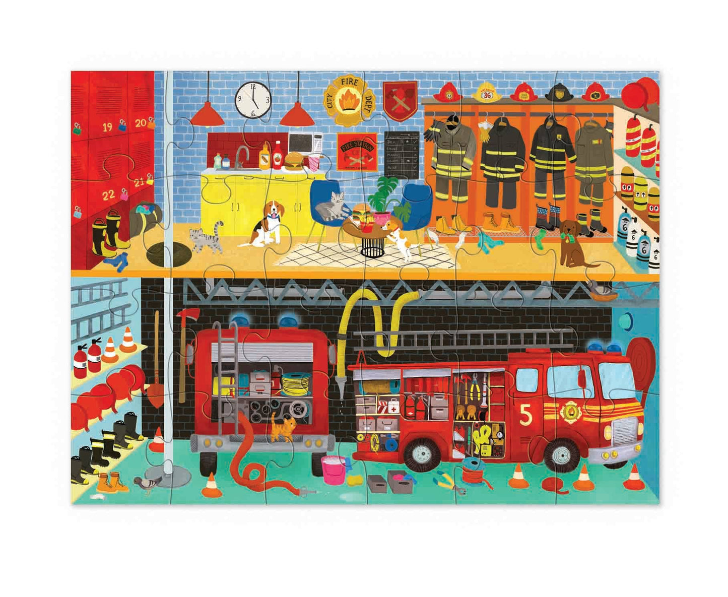 24pc Jigsaw Puzzle - Fire House