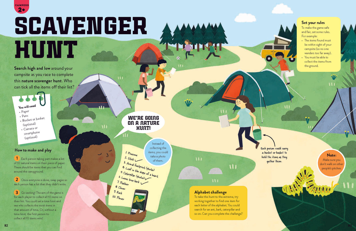 Create your own Camping Activities (Lonely Planet Kids)