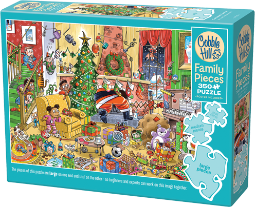 Catching Santa (Family) 350pc Cobble Hill Puzzle + Poster