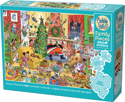 Catching Santa (Family) 350pc Cobble Hill Puzzle + Poster