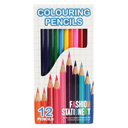 Colouring Pencils Set Kids Adults School Arts & Craft 12pk