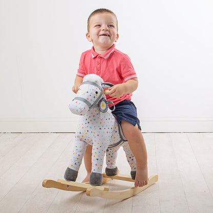 Patterned Rocking Horse