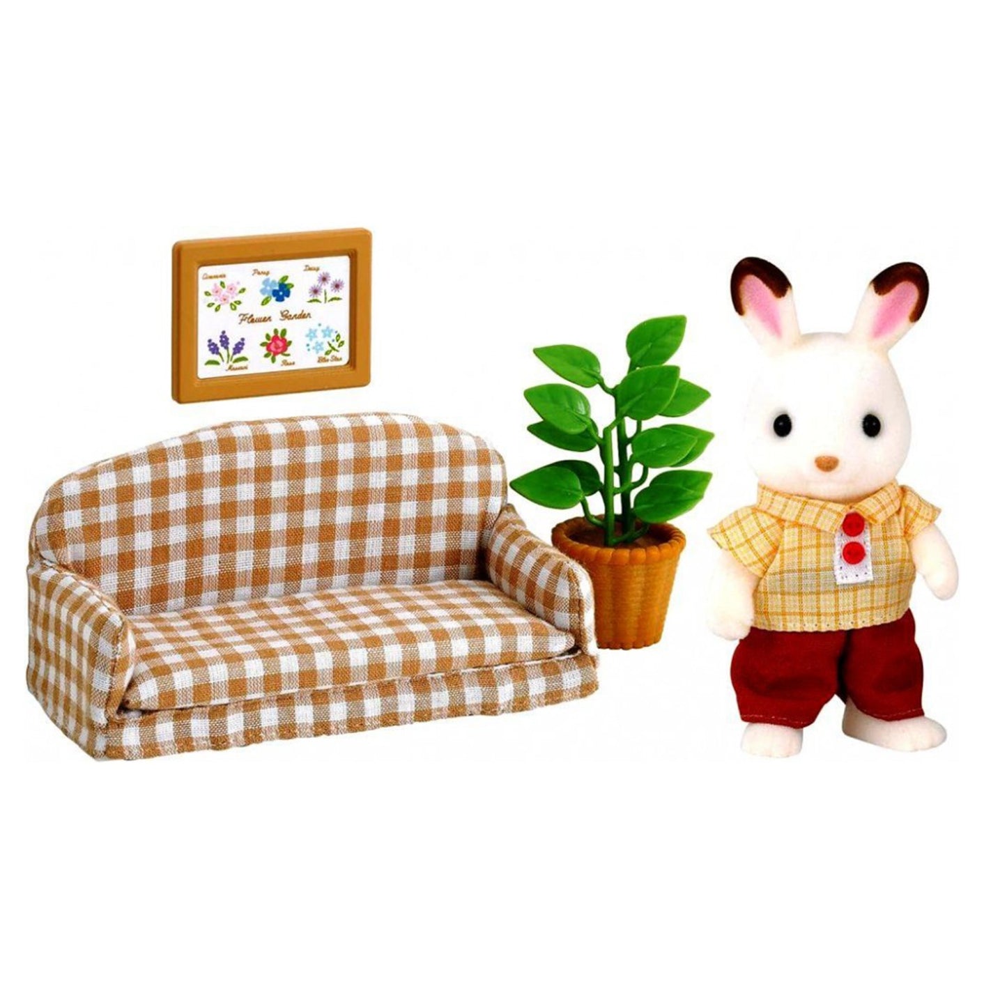 Sylvanian Families Chocolate Rabbit Father Set