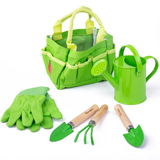 Small Tote Bag with Gardening Tools