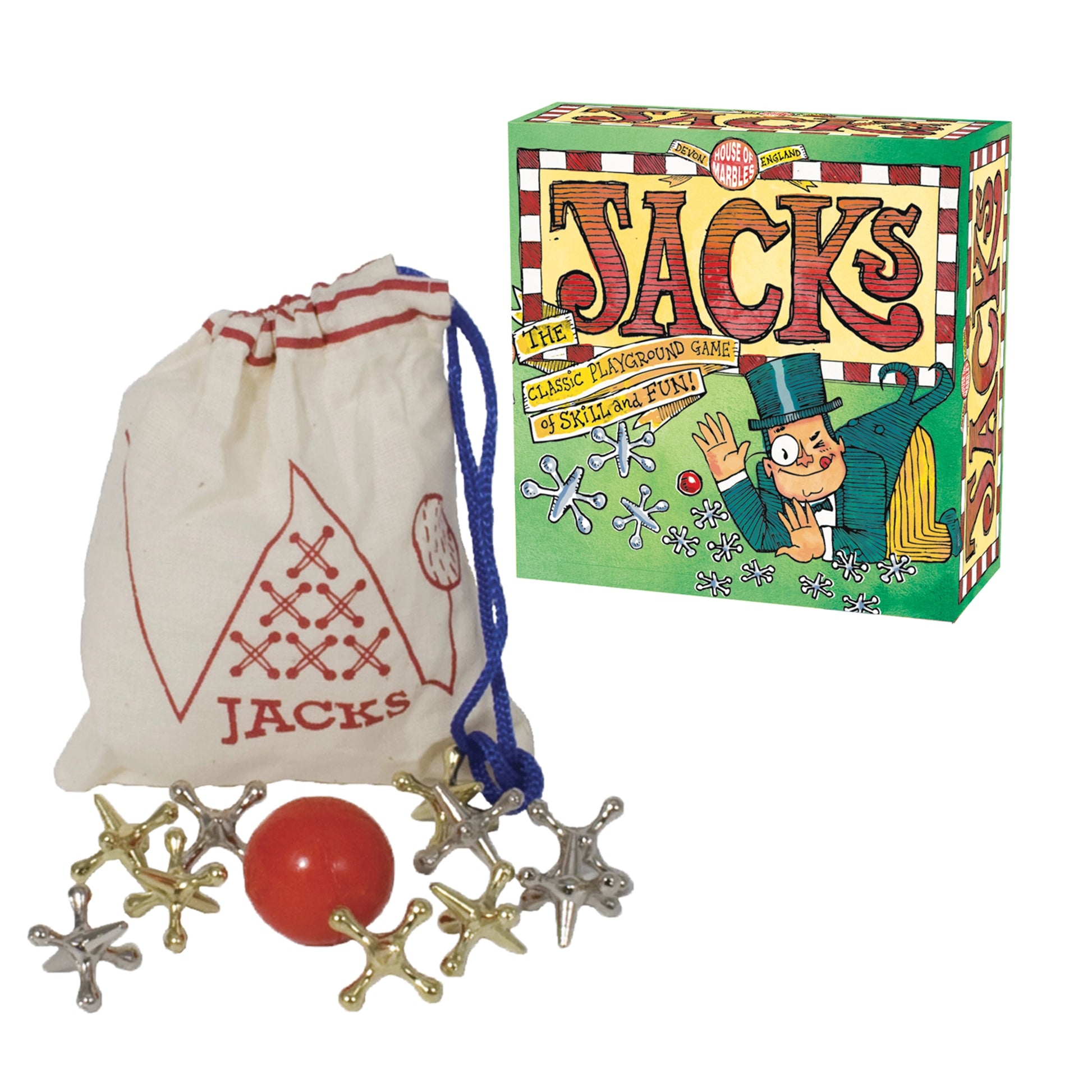 Traditional Jacks - House of Marbles - The Forgotten Toy Shop