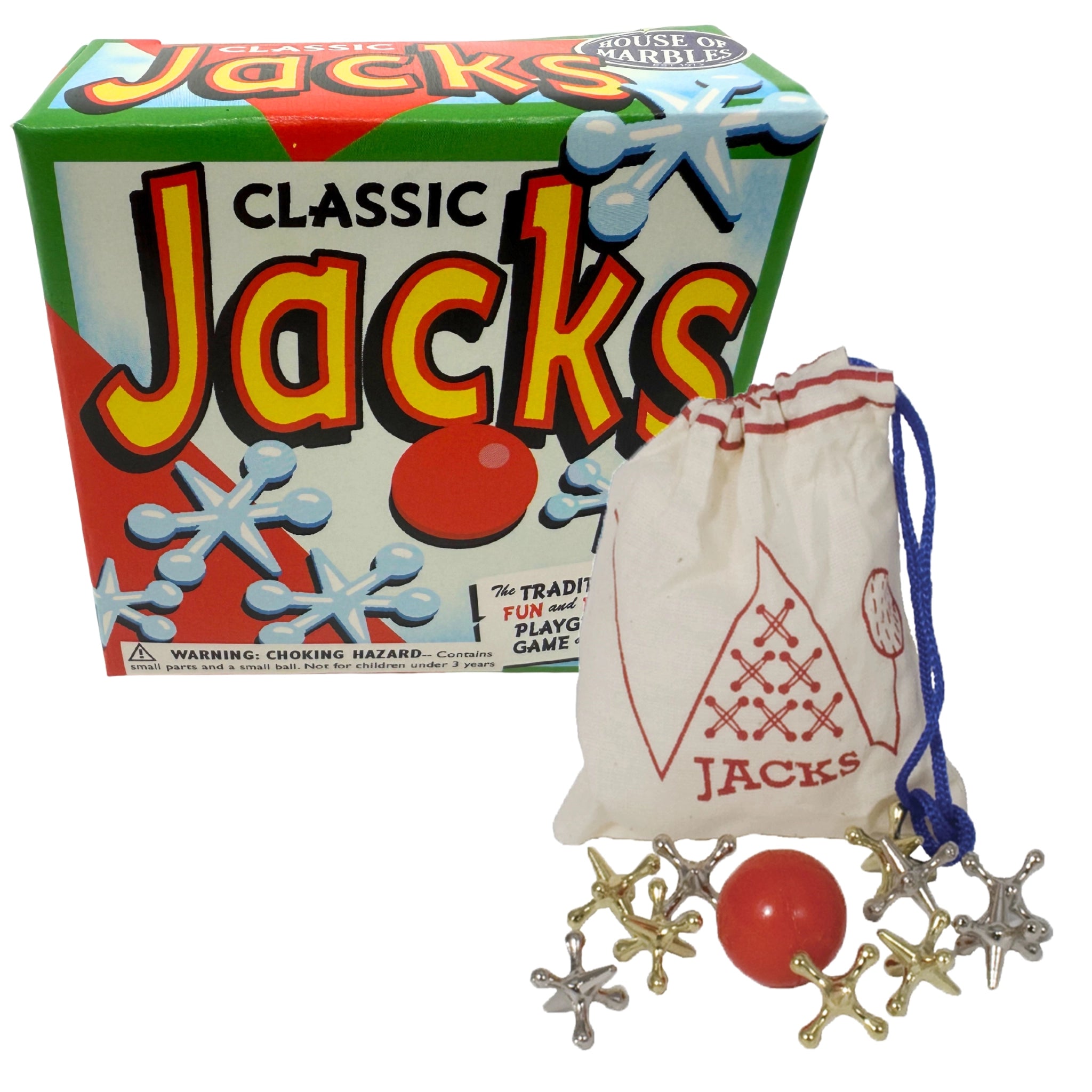 Traditional Jacks - House of Marbles - The Forgotten Toy Shop