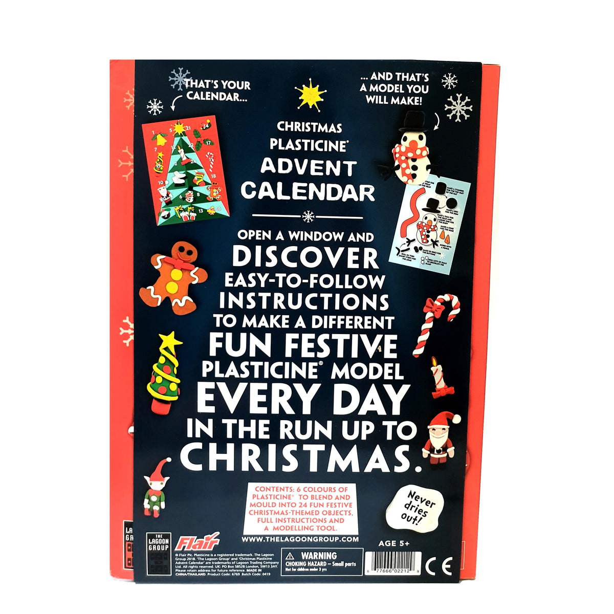 Plasticine Christmas Advent Calendar
