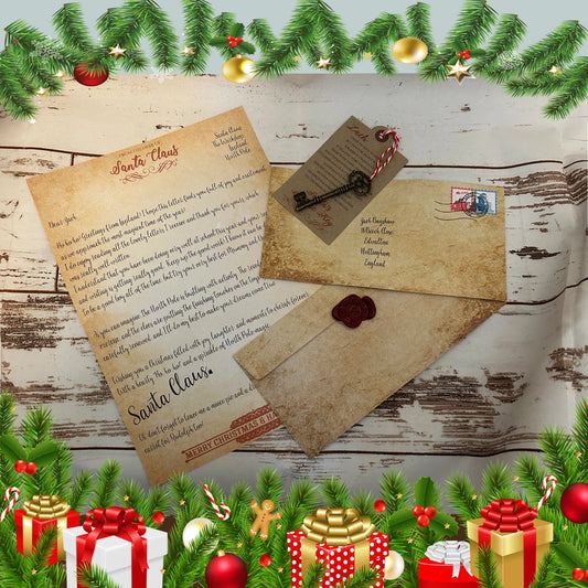 Personalised Letter from Santa & Magical Key - The Forgotten Toy Shop - The Forgotten Toy Shop