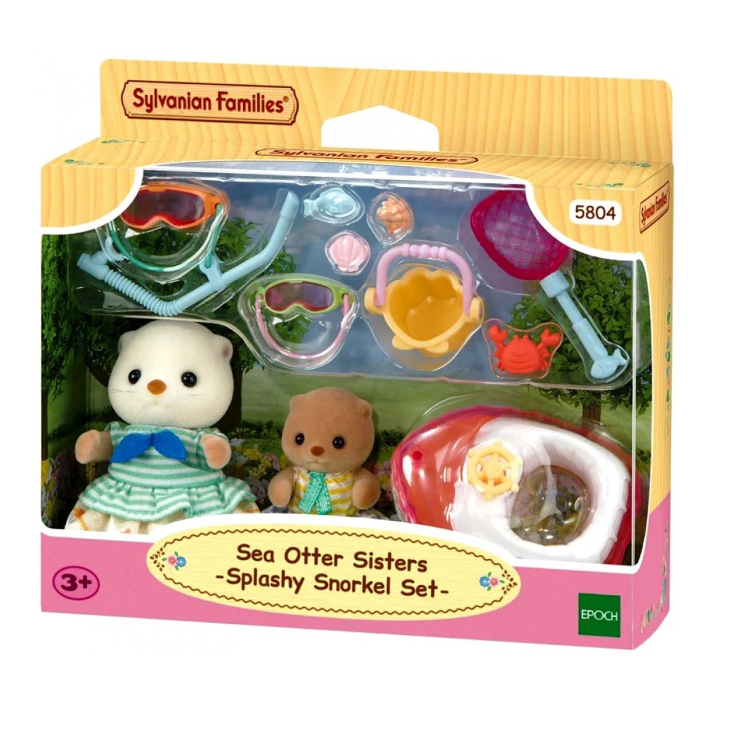 Sylvanian Families Splashy Snorkel Set - Sea Otters Sisters