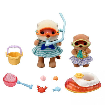 Sylvanian Families Splashy Snorkel Set - Sea Otters Sisters