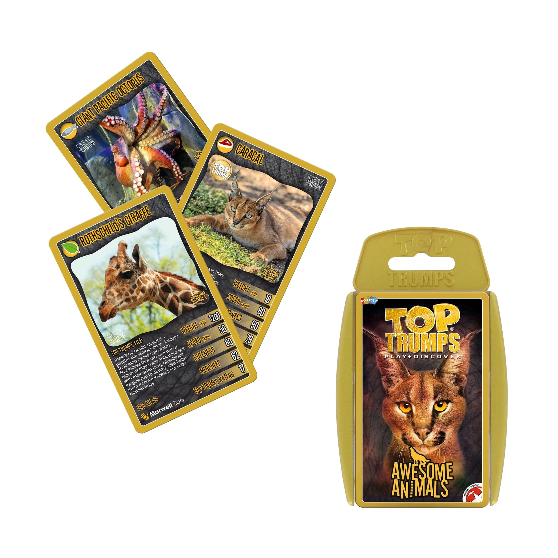 Top Trumps - Awesome Animals - Muddleit - The Forgotten Toy Shop