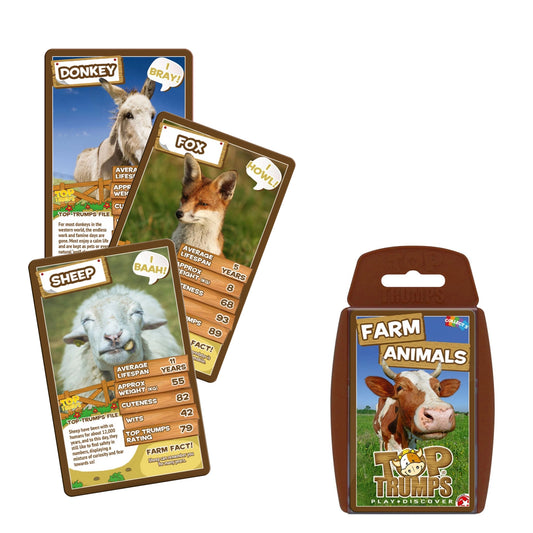 Top Trumps - Farm Animals - Muddleit - The Forgotten Toy Shop