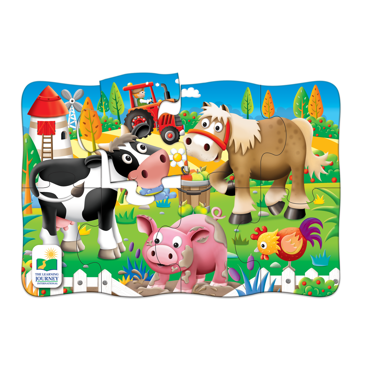 My First Puzzle Sets 4-In-A-Box Puzzles - Farm