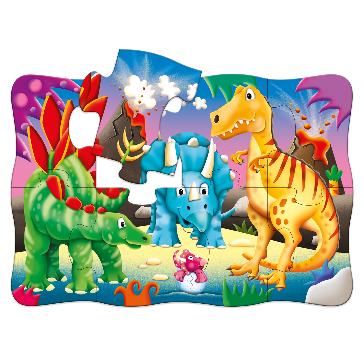 My First Puzzle Sets 4-In-A-Box Puzzles - Dino