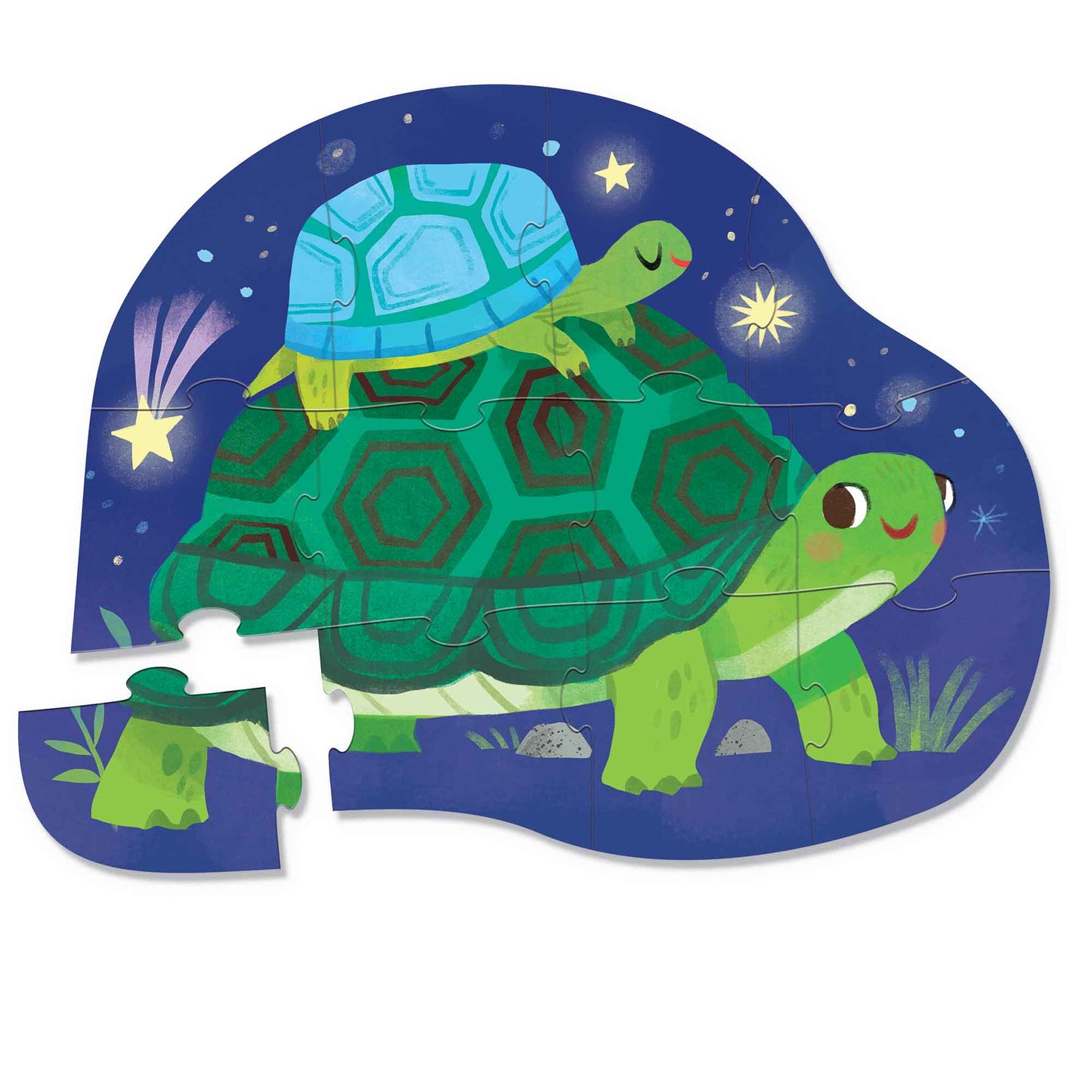12pc Mini Jigsaw Puzzle - Turtles Together