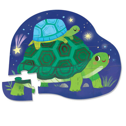 12pc Mini Jigsaw Puzzle - Turtles Together