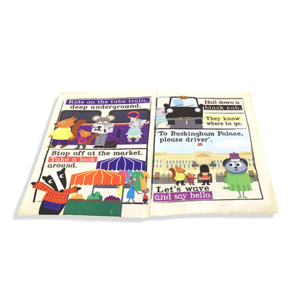 Nursery Times Crinkly Newspaper - A Day Out in London - Jo & Nic's Crinkly Cloth Books - The Forgotten Toy Shop