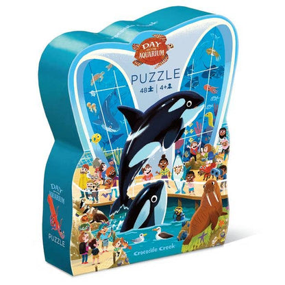 Crocodile Creek Day at the Aquarium 48 Piece Floor Puzzle