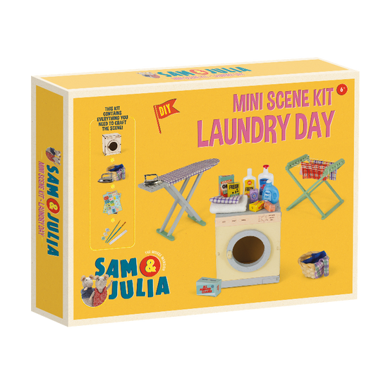 Sam & Julia - Mini Scene Kit - Laundry Day