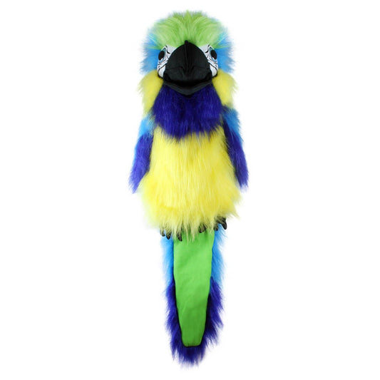 Blue & Gold Macaw - Large Bird Puppet - The Puppet Company - The Forgotten Toy Shop