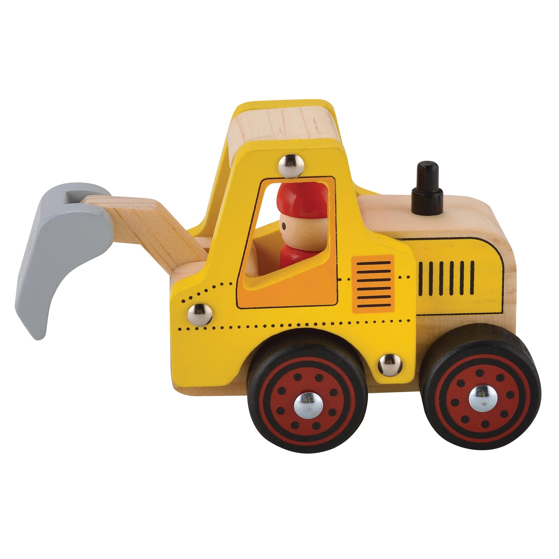 Wooden Brrm-Brrms – Construction Vehicles - House of Marbles - The Forgotten Toy Shop