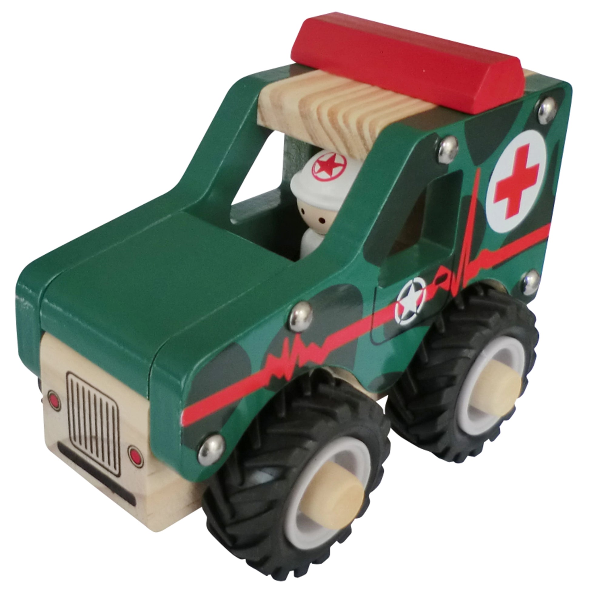 Wooden Brrm-Brrms – Emergency Vehicles - House of Marbles - The Forgotten Toy Shop