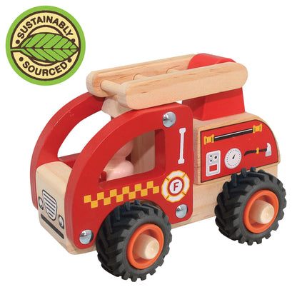 Wooden Brrm-Brrms – Emergency Vehicles - House of Marbles - The Forgotten Toy Shop