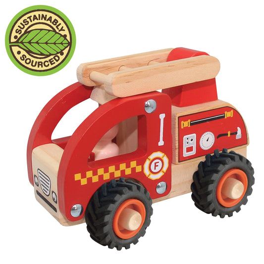 Wooden Brrm-Brrms – Emergency Vehicles - House of Marbles - The Forgotten Toy Shop