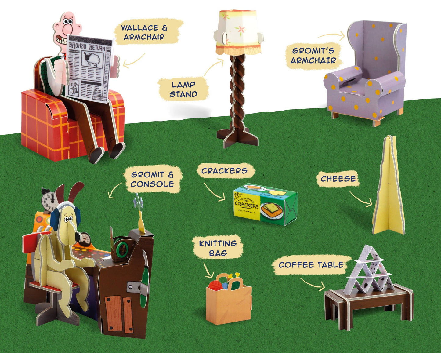 Build Your Own Wallace & Gromit Rocket - Eco-Friendly Kit