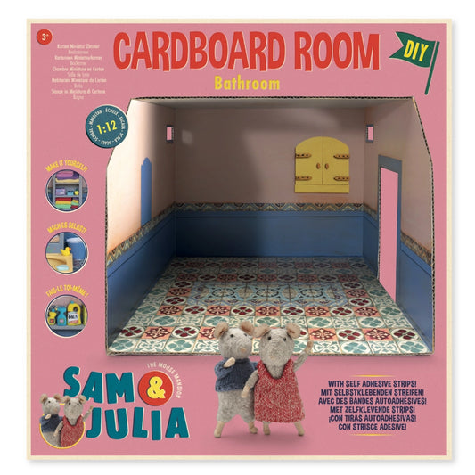 The Mouse Mansion Cardboard Room - Bathroom