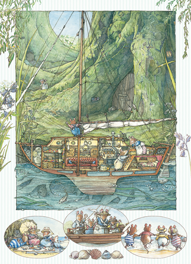 Brambly Hedge All Aboard! 500pc Cobble Hill Puzzle + Poster