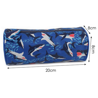 Sharks Pencil Case Blue