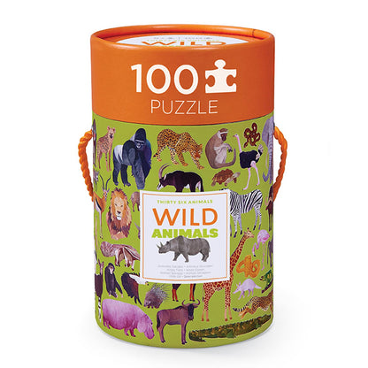 Crocodile Creek 100-pc Puzzle - Wild Animals