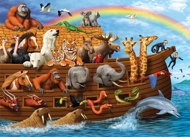 Voyage of the Ark (Family) 350pc Cobble Hill Puzzle + Poster