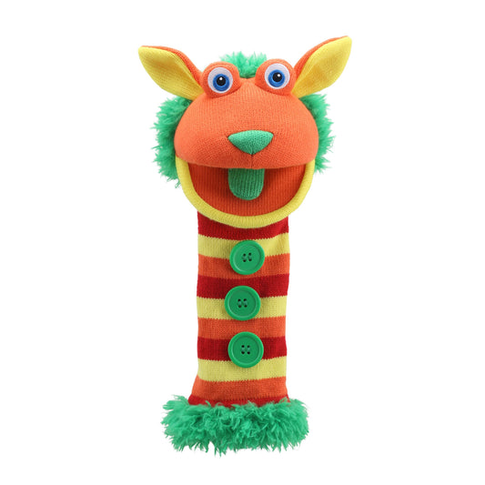 Sockette Eco Hand Puppet - Buttons