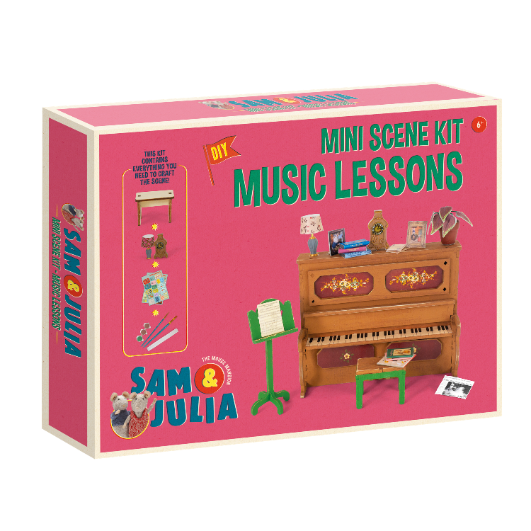 Sam & Julia - Mini Scene Kit - Music Lesson