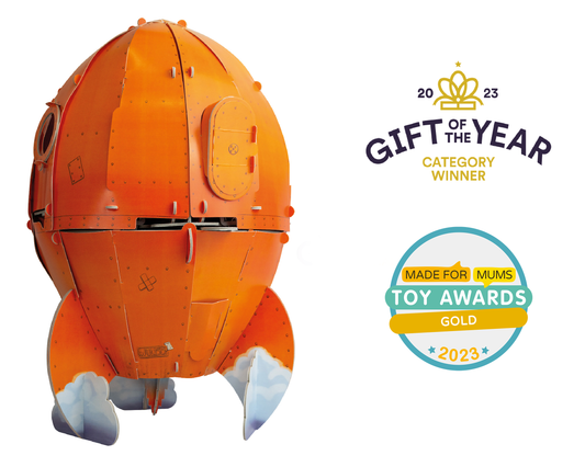 Build Your Own Wallace & Gromit Rocket - Eco-Friendly Kit