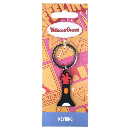 Wallace and Gromit - Feathers Head Keyring