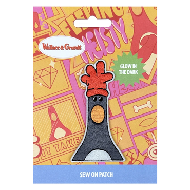 Wallace and Gromit - Feathers Head Sew On Patch