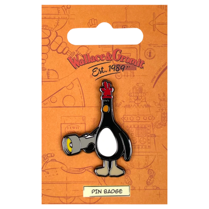 Wallace and Gromit - Feathers McGraw Pin Badge